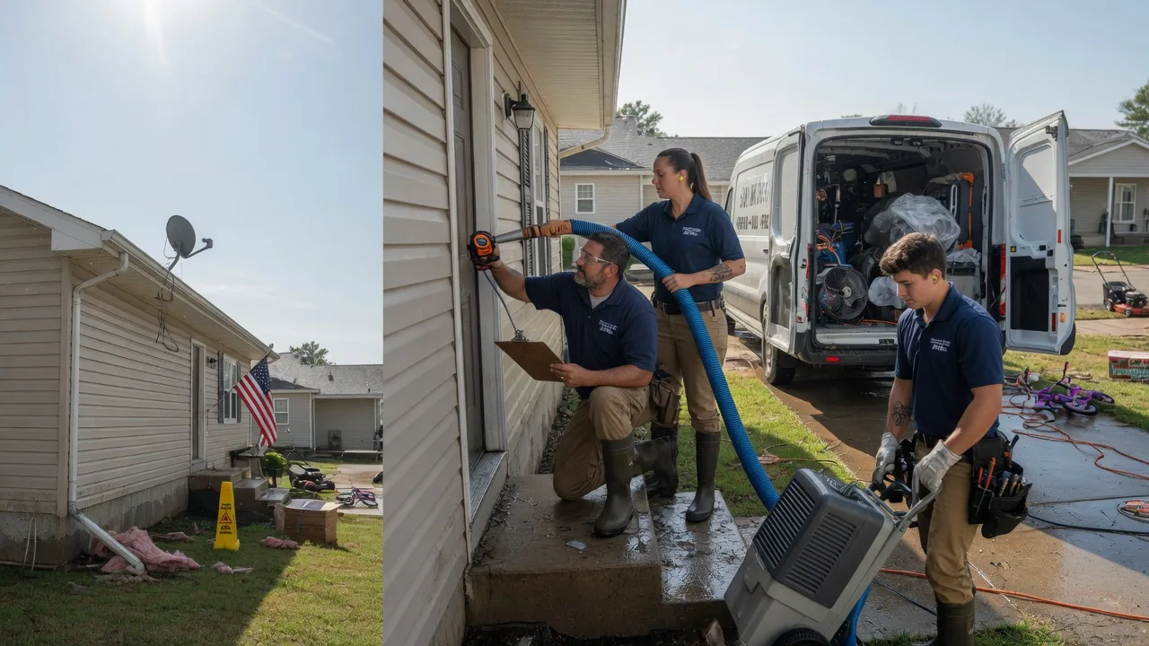 Ceiling Water Damage Restoration in Tehuacana, TX near me